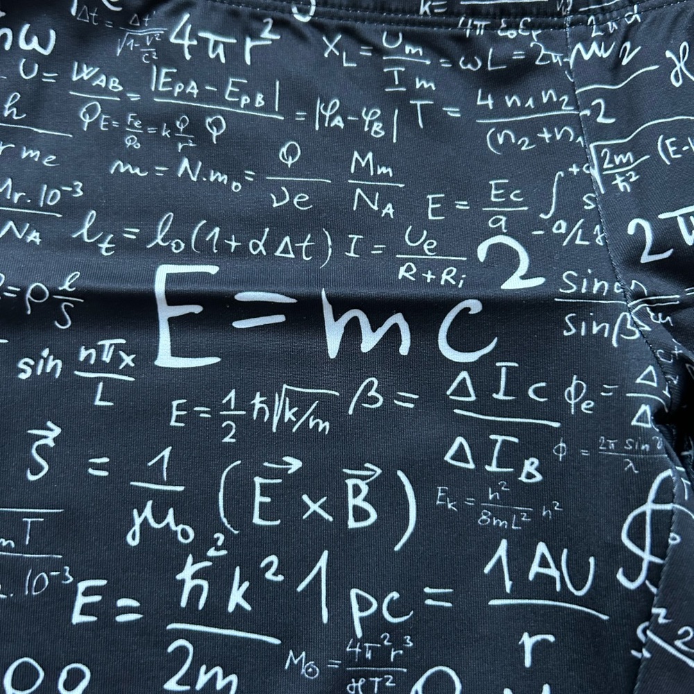 Science / Physics Theme Leggings / E=mc2